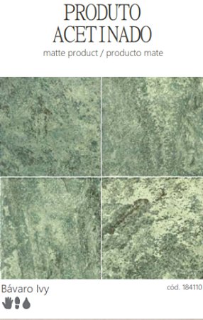 Revestimento Esmaltado Borda Bold Bávaro Ivy 20x20cm Verde