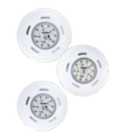 Refletor de leds  RGB plug  de 1/2"  ABS