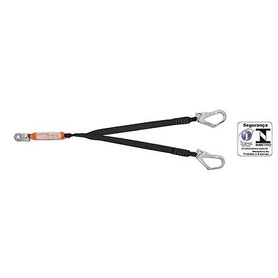 Talabarte "Y" em Fita com Absorvedor de Energia e Gancho 55MM