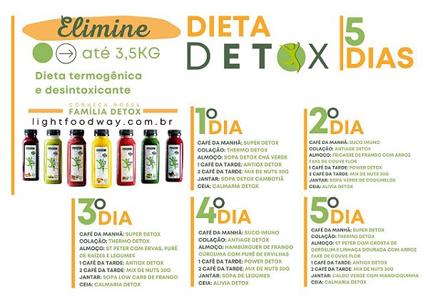Dieta Detox 05 Dias 20 Sucos 6 Sopas 5 Mix De Nuts 4 Pratos Para Almoco Lfw Juquehy
