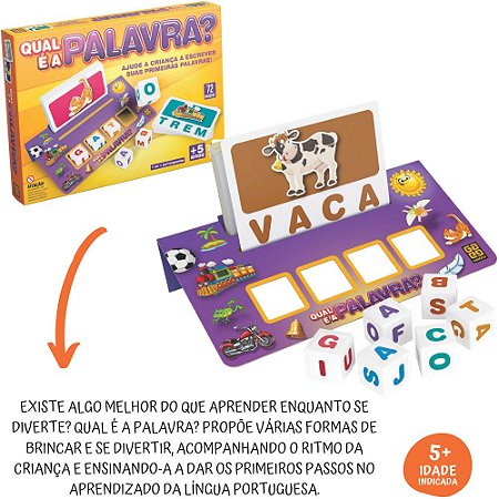 Jogo palavras em mente - 5-7 anos, 8-12 anos, Brinquedos, Escrever