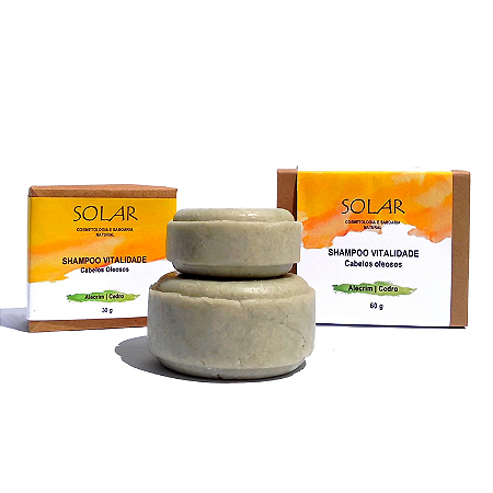 Shampoo sólido Vitalidade - Cabelos Oleosos