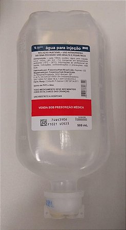Água para injeção - Fresenius Kabi - 250ml