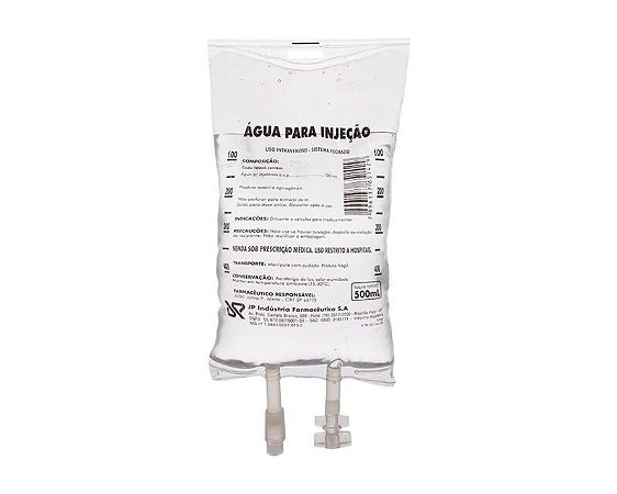 AGUA PARA INJEÇÃO 1000ML - BOLSA - JP