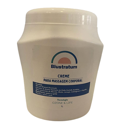 CREME DE MASSAGEM CORPORAL OZONIZADO BLUSTRATUM - 1000ml