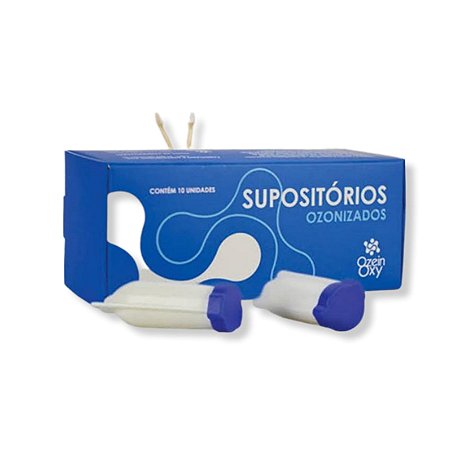 SUPOSITÓRIO DE AZEITE OZONIZADO CX C 10