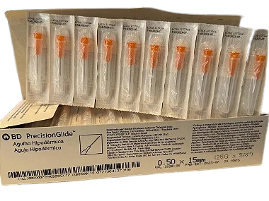 AGULHA 15x5- BD- CX C 100 UNID