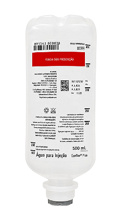 AGUA PARA INJEÇÃO 500ML - B BRAUN