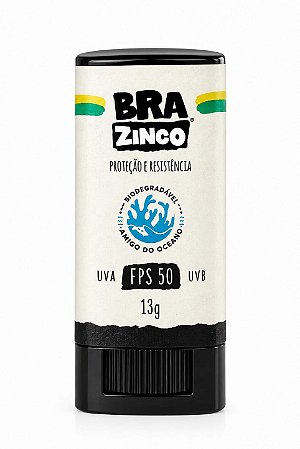PROTETOR SOLAR BRAZINCO INCOLOR - 13g - FPS 50