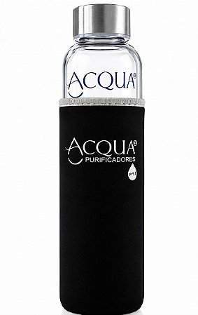 GARRAFA ALCALINA ACQUA 500ML - COR PRETA