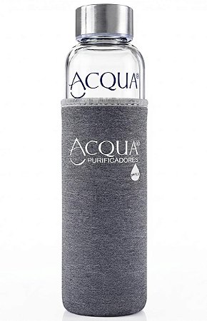 GARRAFA ALCALINA ACQUA 500ML - COR CINZA