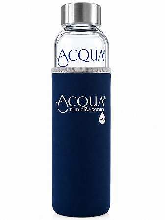 GARRAFA ALCALINA ACQUA 500ML - COR AZUL MARINHO