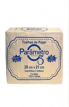 Papel Toalha Luxo - 1000 unidades