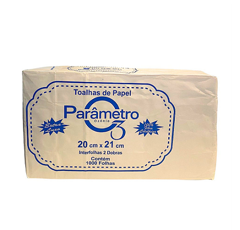Papel Toalha Luxo - 1000 unidades