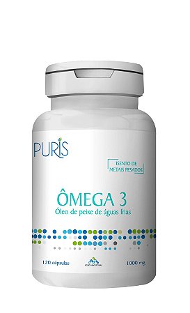 Ômega 3 - 1gr  Puris -  120 Cápsulas