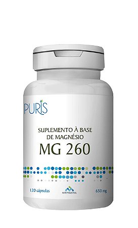 Magnésio 260mg  Puris - 120 Cápsulas