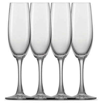 Taça Champagne 180ml Cristalin Transparente 4 Peças - Winelovers