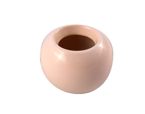 Vaso 9cm cerâmica branco - Enjoy