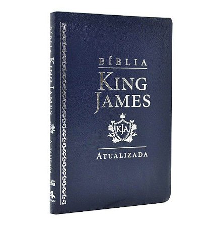 Bíblia King James Atualizada Slim Azul
