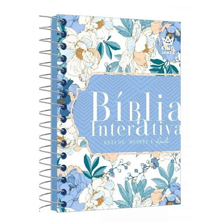 Bíblia Interativa - Estude, Medite e Anote: Modelo Graça - King James Clássica, de a Hagnos. Editora Hagnos, capa dura