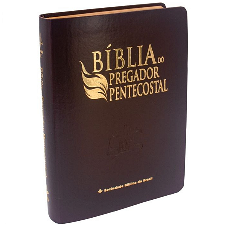 Bíblia Do Pregador Pentecostal Media Com Índice  cor Marrom versão Arc