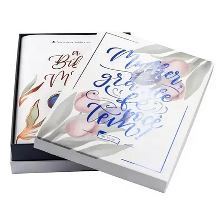 A Bíblia da Mulher Nova Edição - Capa Branca: Nova Almeida Atualizada (NAA), de Sociedade Bíblica do Brasil