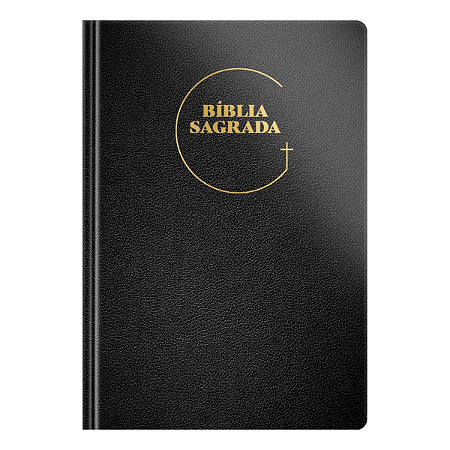 Bíblia Sagrada Nvt Letra Grande Capa Luxo Preta, De Nova Versão Transformadora