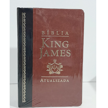 Bíblia King James Atualizada Slim  Marrom e Preta