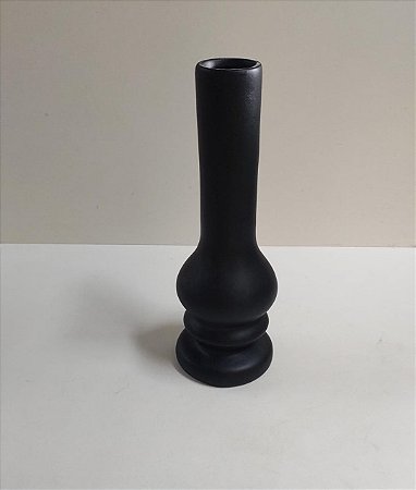 SOLITARIO CERAMICA LISBOA PRETO FOSCO 22X7CM