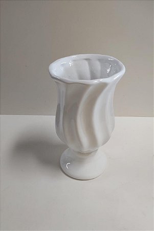 TAÇA CERAMICATORCIDA PEQUENA BRANCO 19,5 X 10,5