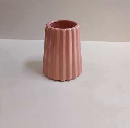 VASO CERAMICA MODERNO PEQUENO ROSE 12X8