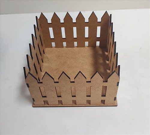 CERCADO 16X16X8CM QUADRADO LASER