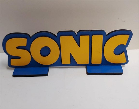 PALAVRA SONIC C/ BASE 28X10 CM