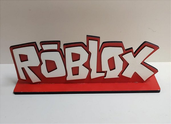 PALAVRA ROBLOX 24 X 15 CM C/ BASE