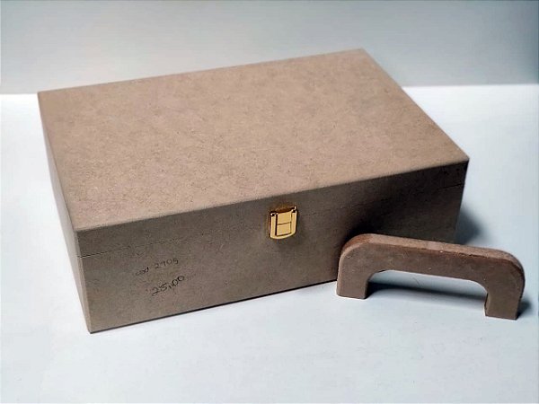 MALETA C/ ALÇA M FECHO DOURADO 30X20X10