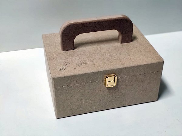 MALETA C/ ALÇA P FECHO DOURADO 20X15X10