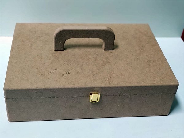 MALETA C/ ALÇA G FECHO DOURADO 35X25X10