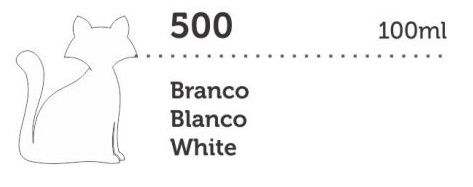 TINTA ACRÍLICA DECORATIVA 100ML BRANCO GATO PRETO