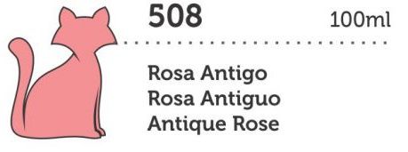TINTA ACRÍLICA DECORATIVA 100ML ROSA ANTIGO GATO PRETO