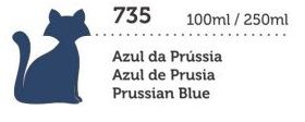 TINTA MEGA PVA FOSCA 100ML AZUL DA PRUSSIA GATO PRETO