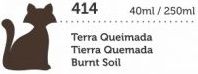 TINTA PARA TECIDO 40ML TERRA QUEIMADA GATO PRETO