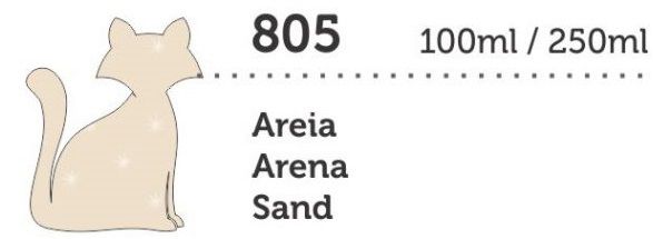 TINTA PVA CINTILANTE MEGA 250ML AREIA GATO PRETO