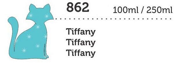 TINTA PVA CINTILANTE MEGA 250ML TIFFANY GATO PRETO