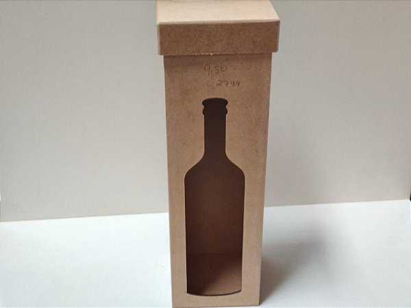 CAIXA VINHO GARRAFA VAZADA T/S 36X 10 X 10
