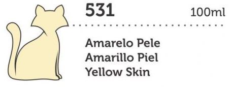 TINTA ACRÍLICA DECORATIVA 100ML AMARELO PELE GATO PRETO