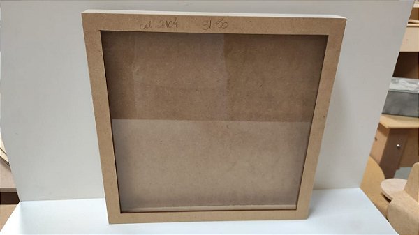 QUADRO SCRAPBOOK 28,5X28,5X3 CM