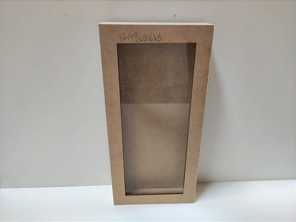 QUADRO SCRAPBOOK VIDRO 26X11X3CM