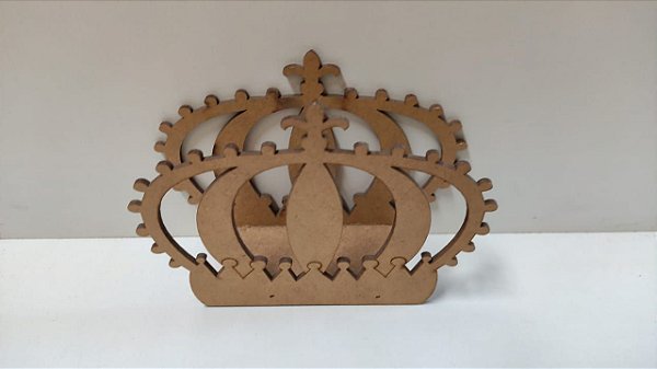 PORTA GUARDANAPO COROA 14X10X4 CM