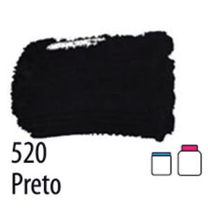 TINTA PVA FOSCA 100ML 520 PRETO ACRILEX