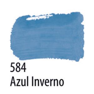 TINTA PVA FOSCA 100ML 584 AZUL INVERNO ACRILEX
